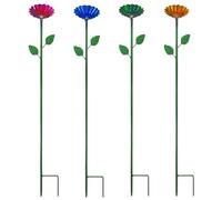 Bee Drinkers - Set of 4 • Flower Shape • Feeding Bowl for Pollinators, Fountain for Feeding Butterflies, for Gardeners, Patio, Garden, Balcony, Yard, Park, School