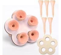 Bee Drinking Cups for Garden,Bee Bee Cups for Thirsty Bees Garden with Seedling Cup Thirsty Pollinators Need A Drink Bees Need Safe Places to Drink Bee Watering Stations for Garden Decor