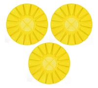 Bee Escape Disc 3Pcs Durable ABS Plastic Beehive Anti Running Tool 16 Way Round Exit Plate For Beekeeping Yellow 25x0.8cm