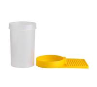 Bee Feeder for Colony Entrance | Transparent Plastic Water Bowl for Bees | Beekeeping Equipment for Spring & Summer | Sturdy, Lightweight, Easy to Maintain