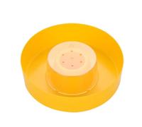 Bee Feeding Bowl Yellow Plastic Practical Beekeeping Accessory