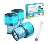 BEE FILTER Premium Vacuum Filters Replacement Parts Compatible with Dyson V15 Detect, V15 Detect Absolute, V15 Detect+, V11 Animal, V11 Torque Drive Compare to Part 970013-02 & 970013-03 (3 Filters)