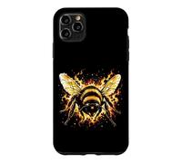Bee Flaming Bumblebee Fire Insect Lover Beekeeper Case for iPhone 11 Pro Max