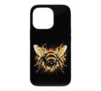 Bee Flaming Bumblebee Fire Insect Lover Beekeeper Case for iPhone 13 Pro