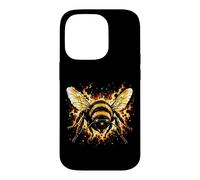 Bee Flaming Bumblebee Fire Insect Lover Beekeeper Case for iPhone 14 Pro