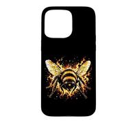 Bee Flaming Bumblebee Fire Insect Lover Beekeeper Case for iPhone 15 Pro Max