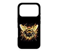 Bee Flaming Bumblebee Fire Insect Lover Beekeeper Case for iPhone 17 Pro