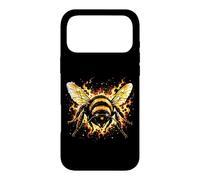 Bee Flaming Bumblebee Fire Insect Lover Beekeeper Case for iPhone 17 Pro Max