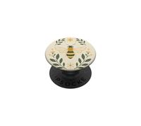 Bee Floral Nature Garden Botanical Spring PopSockets Adhesive PopGrip
