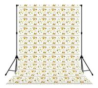 Bee Flying Lightweight Photo Backdrop Soft Background For Indoor Shooting, Party & Live Streaming - 5x7ft