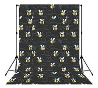 Bee Flying Lightweight Photo Backdrop Soft Background For Indoor Shooting, Party & Live Streaming - 5x7ft
