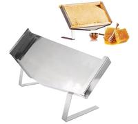 Bee Frame Holder, 18x10 Inch Stainless Steel Hive Stand with Stable Feet, Beehive Stand for Beekeeping Restaurants Bakeries Catering Tableware Equipment, Hive
