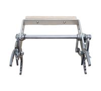 Bee Frame Lifter - 4.8 Inches Hive Frame Tool | Stainless Frames Grip - Wood Handle 270g Universal Beehive Frames Holder For Easy Removal Honey Harvesting And Safe Hive Management Daily Use