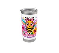 Bee Friendly Or Buzz Off Save The Bees Beekeeper Flower Stainless Steel Insulated Tumbler