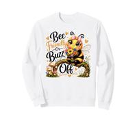 Bee Friendly Or Buzz Off Save The Bees Beekeeper Flower Sweatshirt