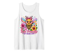 Bee Friendly Or Buzz Off Save The Bees Beekeeper Flower Tank Top