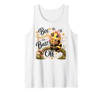 Bee Friendly Or Buzz Off Save The Bees Beekeeper Flower Tank Top