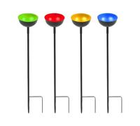 Bee Garden Cups - Pollinator Hydration Stakes - Outdoor Decoration for Feeding Pollinators in Garden And Lawn