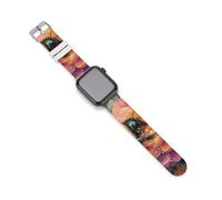 Bee Garden Watch Bands Replacement Silicone Straps Sport Wristbands Compatible for Apple Watch 42mm/44mm