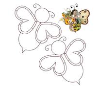 Bee Garland Decor | Iron Art Summer Decor - Home Decoration Wire Wreath Frame, Garland Ornament, Desk Decor Bee Shape, Decorations Supplies