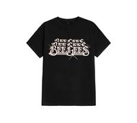 Bee Gees - Stacked Logo - T-Shirt - black - S - 100% Cotton S