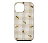 Bee Gingham Cottagecore Daisy Nature Aesthetic Case for iPhone 12 mini