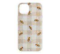 Bee Gingham Cottagecore Daisy Nature Aesthetic Case for iPhone 14 Plus