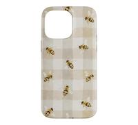 Bee Gingham Cottagecore Daisy Nature Aesthetic Case for iPhone 14 Pro Max