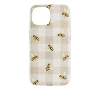 Bee Gingham Cottagecore Daisy Nature Aesthetic Case for iPhone 15