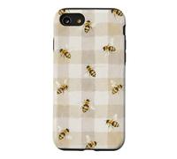 Bee Gingham Cottagecore Daisy Nature Aesthetic Case for iPhone SE (2020) / 7/8