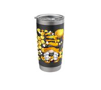 Bee Gnome Couple On Both Sides for Mom and Dad Unique Summer Stainless Steel Insulated Tumbler
