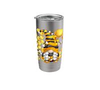 Bee Gnome Couple On Both Sides for Mom and Dad Unique Summer Stainless Steel Insulated Tumbler