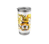 Bee Gnome Couple On Both Sides for Mom and Dad Unique Summer Stainless Steel Insulated Tumbler