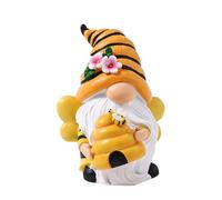 Bee Gnome Figurine, Garden Decorations Gnome Sculptures | Resin Gnomes Sculpture Bee Spring Gnome Decorations - Garden Bee Gnome Figurine Statue, Resin Gnomes Decorati