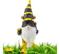 Bee Gnome Statue for Garden | Gnomes Garden Ornaments | Garden Gnomes Outdoor | Resin Bee Gnome | Bee Spring Gnomes Decorations Bee Garden Gnomes Figurine Garden Gnomes Sculptures for Patio