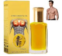 Bee Gynecomastia Oil, Thermofirm Skin Contour Lotion, Natural Breast Toner, for Men, Can Help Strengthen Chest Muscles Skin Tightening Massaging Care (1Pcs)