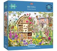 Bee Hall | 1000 Piece Jigsaw Puzzle | Summer Beehive | Sustainable Jigsaw Puzzle for Adults | Premium 100% Recycled Board | Great Gift for Adults | Gibsons Games