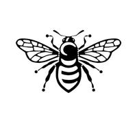 Bee Hanging Ornament Outdoor Garden Indoor Decor Decoration Bee Wall Décor