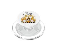 Bee Happy Gnomes With Honey Bees Cute Beekeeping Design PopSockets PopGrip for MagSafe