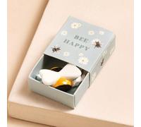Bee Happy | Mini Matchbox Token | Little Gift | Cracker Filler