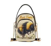 Bee Happy trendy cross body backpack with multi pockets hand bag for travel