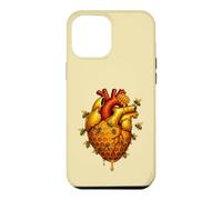 Bee Heart Anatomy Honeycomb Beekeeper Nature Pollinator Cute Case for iPhone 12 Pro Max