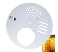 Bee Hive Entrance Disc - Stainless Steel Rotating Gate, Anti Theft Swarm Trap Vent, Multi Function Queen Rearing , Winter Hive Protection Hardware, Beekeeping Apiary Equipment
