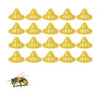 Bee Hive Escape Equipment, 20PCS Cone Reusable Plastic Beekeeping One Way Entrance Gate Bee Nest Door Beekeeping Supplies Tools