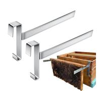 Bee Hive Frame Gripper - 2pcs Sturdy Bee Frame Bracket for Hive Support & Inspection | Rustproof Multifunctional Beekeeping Tool for Hands-Free Efficiency - 21 X 15 Cm