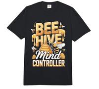 Bee Hive Mind Controller Funny Beekeeper Comfort Colors Adult Heavyweight T-Shirt