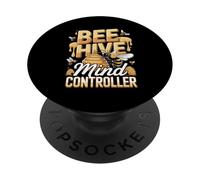 Bee Hive Mind Controller Funny Beekeeper PopSockets Adhesive PopGrip