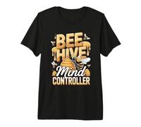 Bee Hive Mind Controller Funny Beekeeper Premium T-Shirt