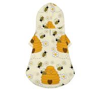 Bee Hive Pet Hoodie, Suitable for Small Dogs and Cats Pet Winter Coat