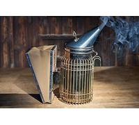 Bee Hive Smoker, Beekeeping Equipment, Heavy Duty Stainless Steel Large Size, Superior Airflow Bellow and Excellent Smoke Output for Beekeeping Farm & Ranch Stainless Steel Bee Smoker